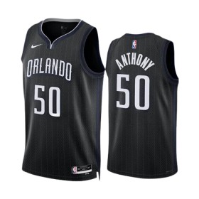 Orlando Magic Cole Anthony 50 Nike 2022-23 City Edition Musta Pelipaidat Swingman - Miesten